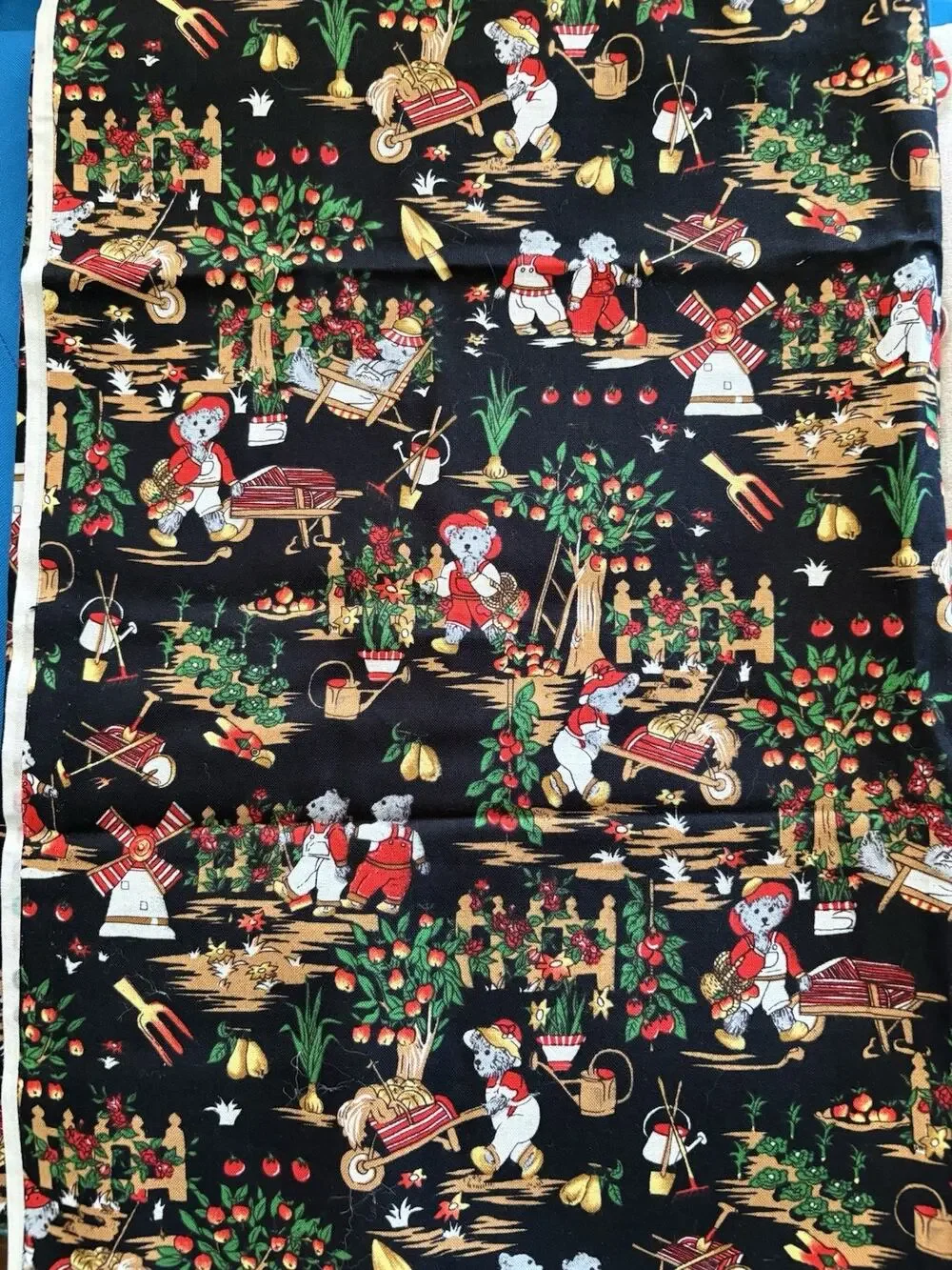 Garden Bear Hi Fashion Cotton Fabric Sewing Quilting 30